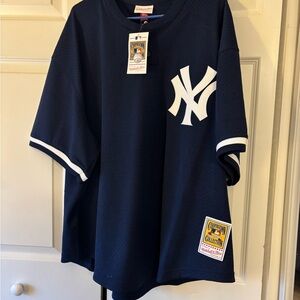 Mitchell & Ness Navy Yankees Kids Jersey